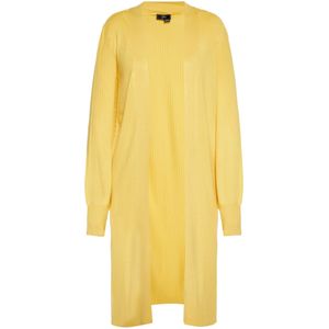 faina Gebreid vest  lichtgeel