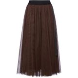 JOOP! - Fridi - A-lijnrok - Donkerbruin / Zwart - 3/4 Lengte