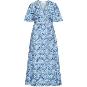 SISTERS POINT Jurk 'GISELA-DR12'  blauw / navy / grijs / wit