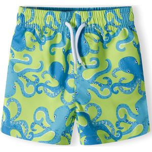 MINOTI Zwemshorts  azuur / kiwi / zwart / wit