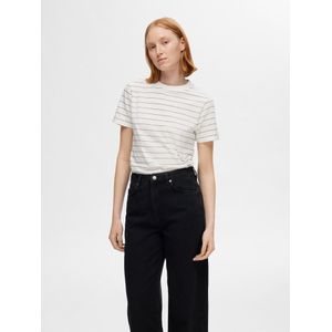 SELECTED Shirt  zwart / wit