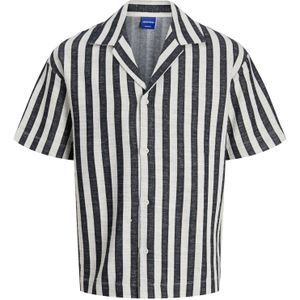 JACK & JONES Overhemd  navy / wit
