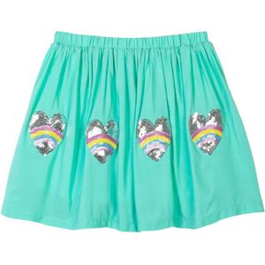 MINOTI Rok  turquoise / geel / rosa / zilver