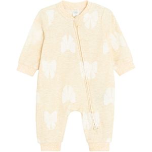 Cool Club Rompertje/body  beige / wit