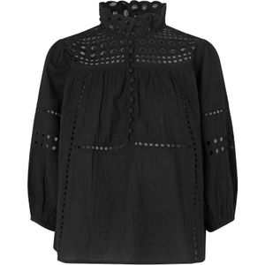 SECOND FEMALE Blouse 'Brunie'  zwart