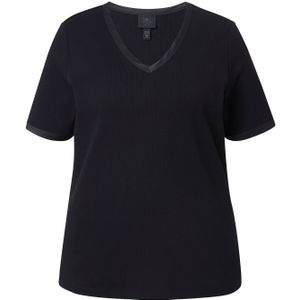 Ulla Popken Shirt  zwart
