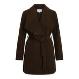 VILA - VICooley - Tussenmantel - Donkerbruin