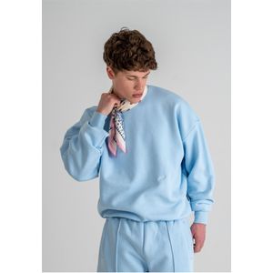 Prohibited Sweatshirt 'Hometown'  lichtblauw / wit