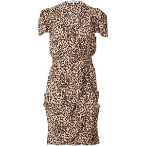 Munthe - Jurk PIM - Dierenprint - Camel / Lichtbruin / Zwart