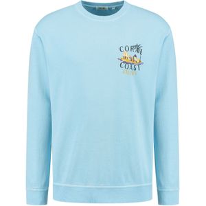 Shiwi - Kyle Island - Sweatshirt - Marine - Lichtblauw - Curry - Zwart