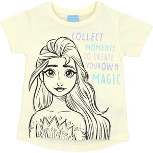 DISNEY Shirt 'Frozen'  blauw / lichtgeel / lila / zwart