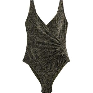 Next Badpak  groen / zwart