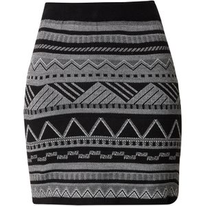 ABOUT YOU Rok 'Pernilla'  grijs / zwart / wit