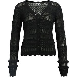 OBJECT Gebreid vest 'OBJNADUK'  zwart