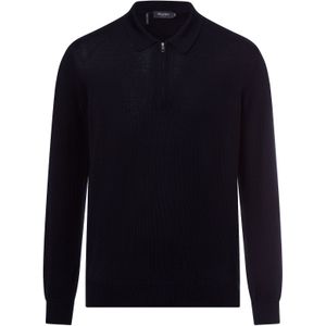 MAERZ - Muenchen - Trui - Indigo - Lange Mouw - Schipperskraag