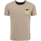 KEYLARGO - MT KLHOPE - T-shirt - Beige - Katoen, Ronde Hals, Losse Pasvorm