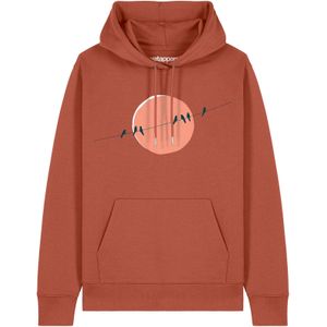 Watapparel Sweatshirt 'Countryside 01'  marine / kastanjebruin / abrikoos / wit