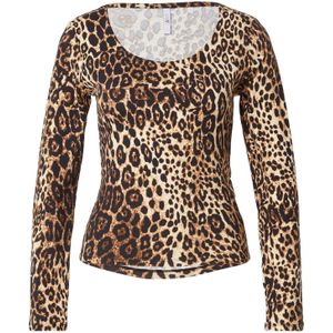 Hailys Shirt 'Ca44ssie'  crème / lichtbruin / zwart