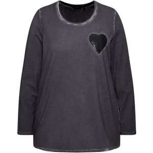 Ulla Popken Shirt  antraciet