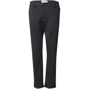 BLEND Chino 'BHMORGAN'  donkerbruin / donkergrijs / zwart