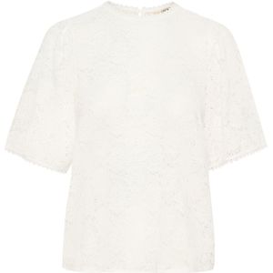 Cream Shirt 'CR Lika'  wit