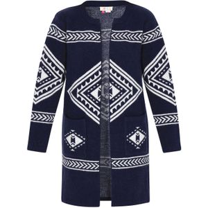 IZIA Gebreid vest  navy / wit