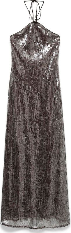 Vmzenia - Lange Jurk - Maxi Lengte - Halternek - Mouwloos - Slim Fit