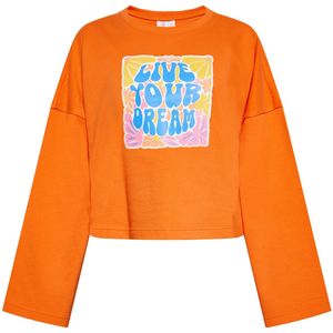IZIA Sweatshirt  blauw / geel / oranje / rosa