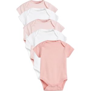 Next Rompertje/body  pink / wit