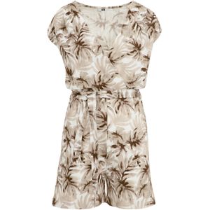 WE Fashion Jumpsuit  beige / bruin / eierschaal