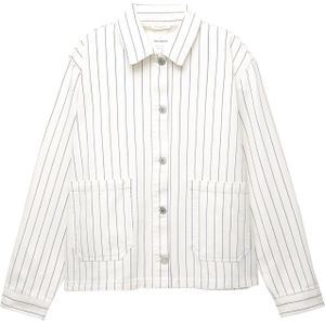 Pull&Bear Tussenjas  enziaan / donkerblauw / wit