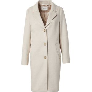 s.Oliver RED LABEL - Lange Jas - Effen - Regular Fit - Met Reverskraag