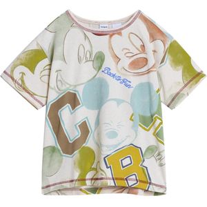 Desigual - Vintage Mickey Mouse - T-shirt - Multicolor - Regular Fit