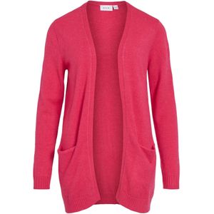 VILA Gebreid vest 'VIRil'  donkerroze