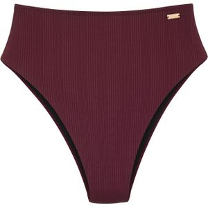 Copenhagen Studios - Nela - Bikinibroekje - Wijnrood - Hoge Taille