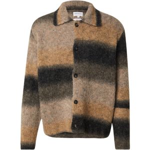 NORSE PROJECTS Gebreid vest  kaki / olijfgroen / zwart