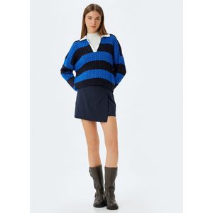Koton Trui  blauw / marine / wit