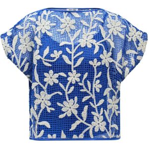 Salsa Jeans Shirt  blauw / wit