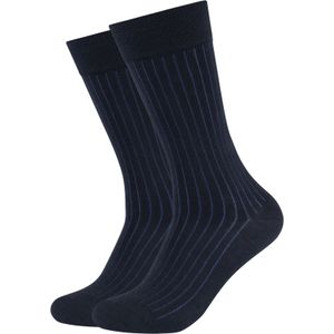 Huissokken - Navy - Katoenmix - Premium Essentials