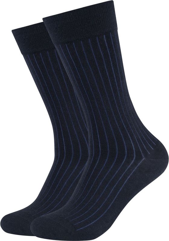 Huissokken - Navy - Katoenmix - Premium Essentials