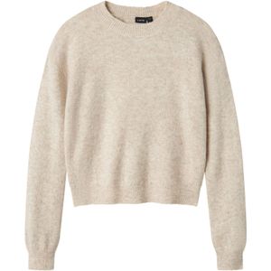 Gebreide Trui - Lange Mouwen - O-hals - Kort