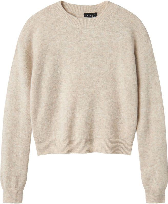 Gebreide Trui - Lange Mouwen - O-hals - Kort