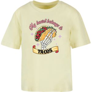 F4NT4STIC Shirt  lichtgeel / donkergeel / oudroze / rood