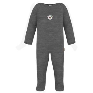 normani Rompertje/body  antraciet / wit
