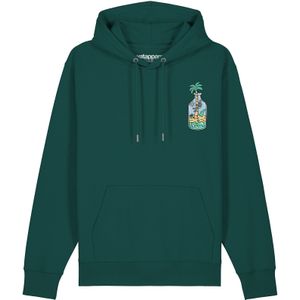 Watapparel Sweatshirt ' Holiday in a bottle '  petrol / gemengde kleuren