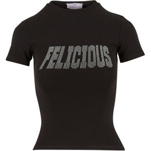 Felicious Shirt  zwart / zilver