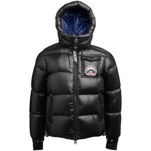 JACK1T Winterjas 'Front Runner'  rood / zwart / wit