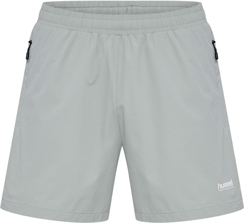 Hummel - Sportbroek - Grijs - Zwart - Wit - Regular Fit - Knielengte