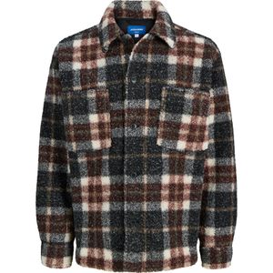 JACK & JONES Tussenjas 'JORBLEECKER'  lichtbruin / grijs / zwart / wit