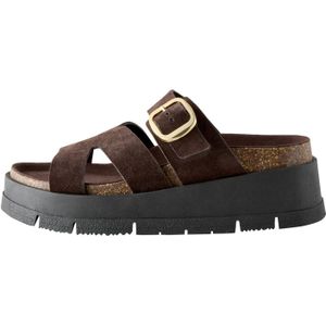 Next Muiltjes 'Forever Comfort'  chocoladebruin